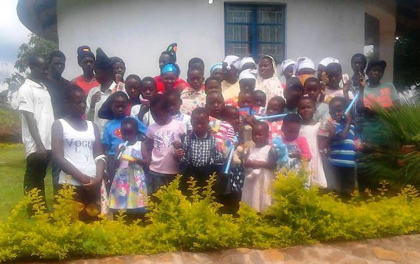 Our Children with their presents on Boxing Day