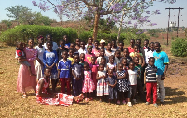 Our Children with their presents on Boxing Day