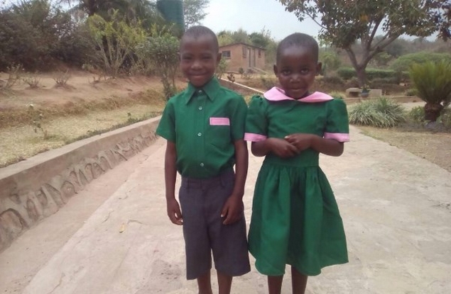 Yamikani and Shakira who are in year 1 & 2 